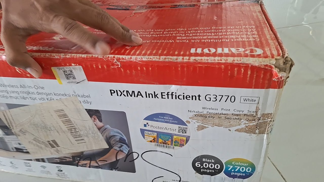 Unboxing and review canon G3770 