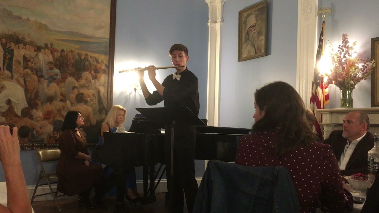 101021, Nakasendo, by Fujikake, D Savelyev (Flute), A Savelyeva (piano),  Synod, NYC