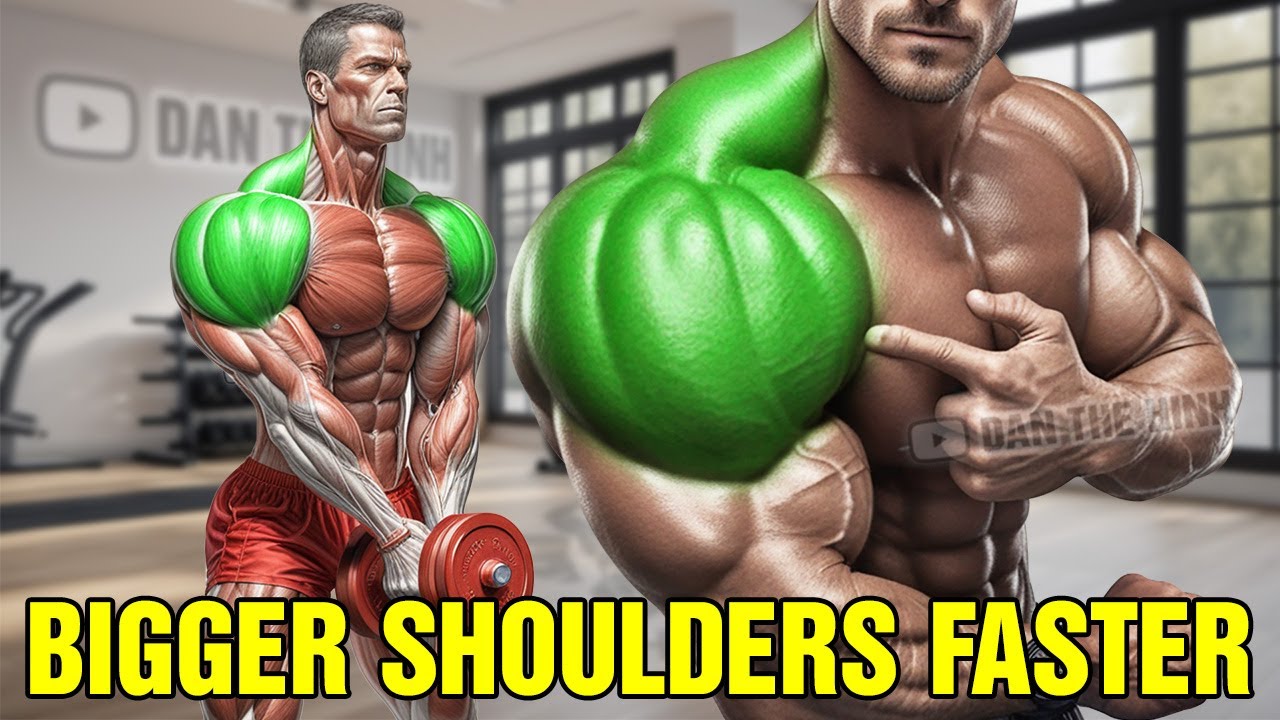 6 Simple Exercises to Get Bigger Shoulders Faster - YouTube