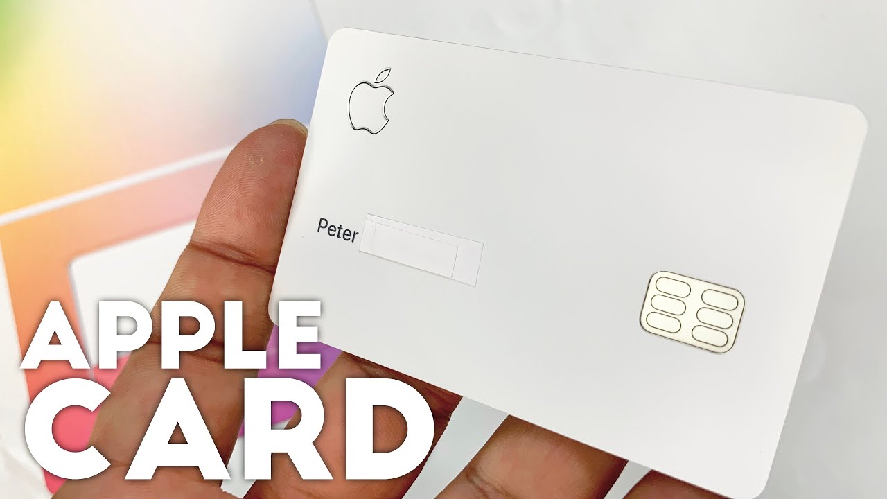 Apple Card Titanium. Титановая карта Apple.