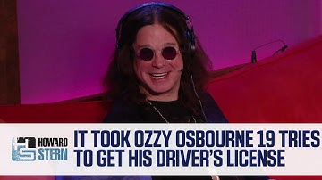 Ozzy Osbourne Tried 19 Times to Get a Driver’s License (2010)