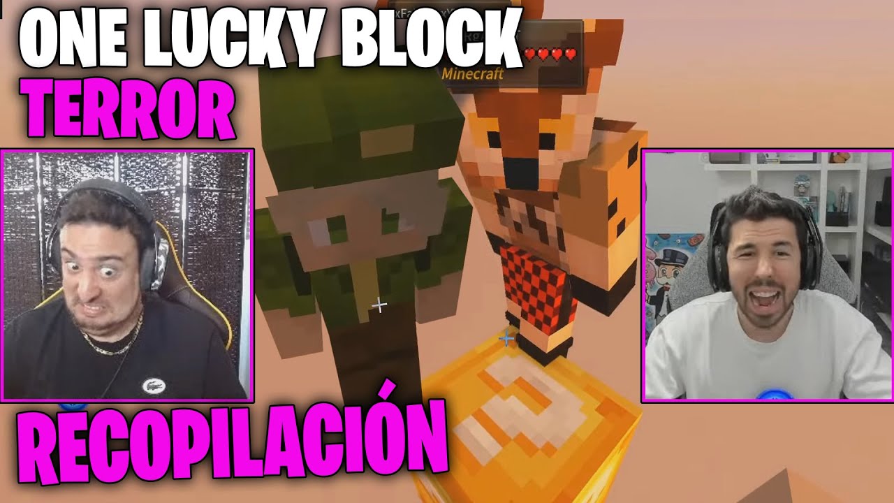 MEJORES MOMENTOS de FARGAN y WILLY en ONE LUCKY BLOCK TERROR 😱🥶