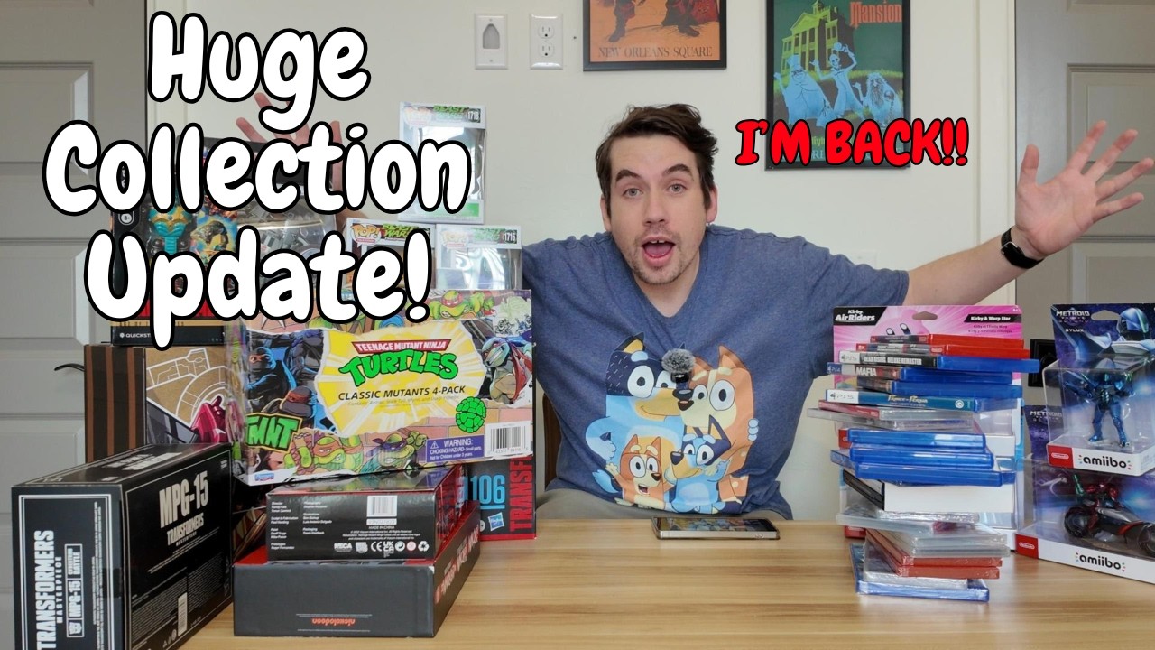 Collection Update: New House, New Pickups! HUGE Gaming Haul