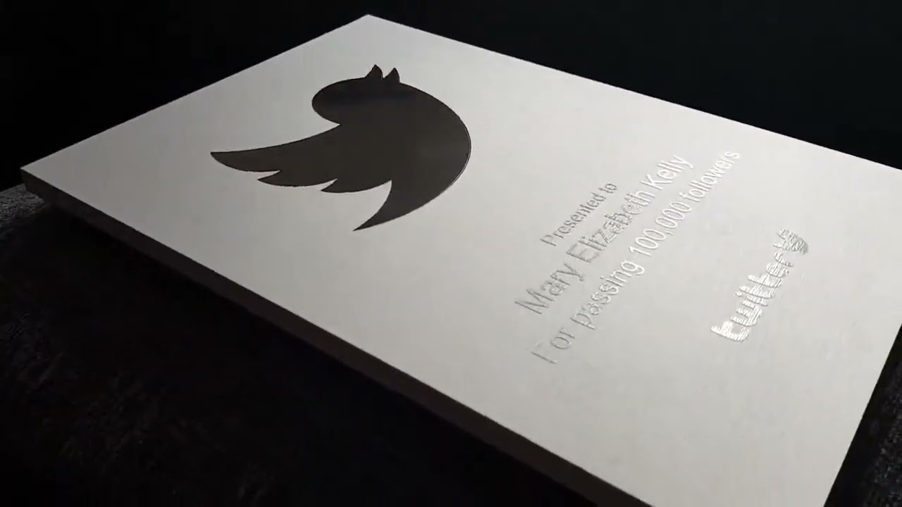 Twitter silver play button ||Twitter play button 