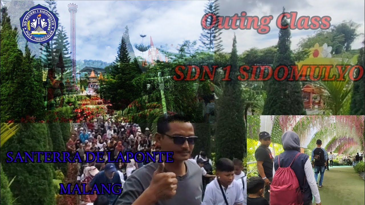 Outing class SDN 1 SIDOMULYO || #santeradelaponte #malang #wisata 
