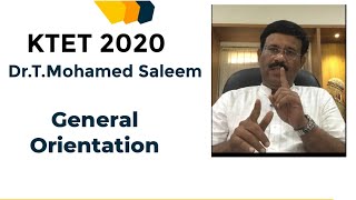 KTET 2020 : General Orientation