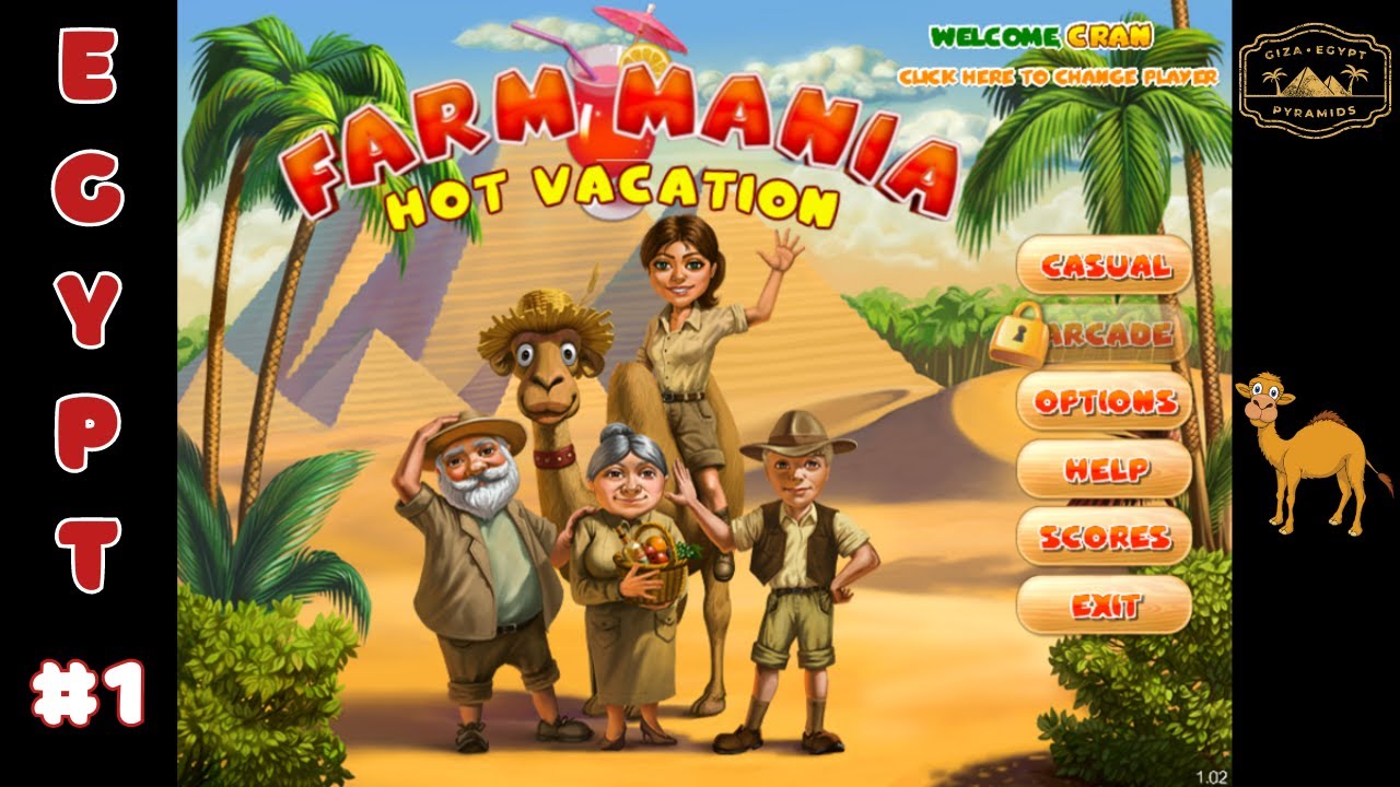 Farm Mania Hot Vacation Egypt 1 YouTube