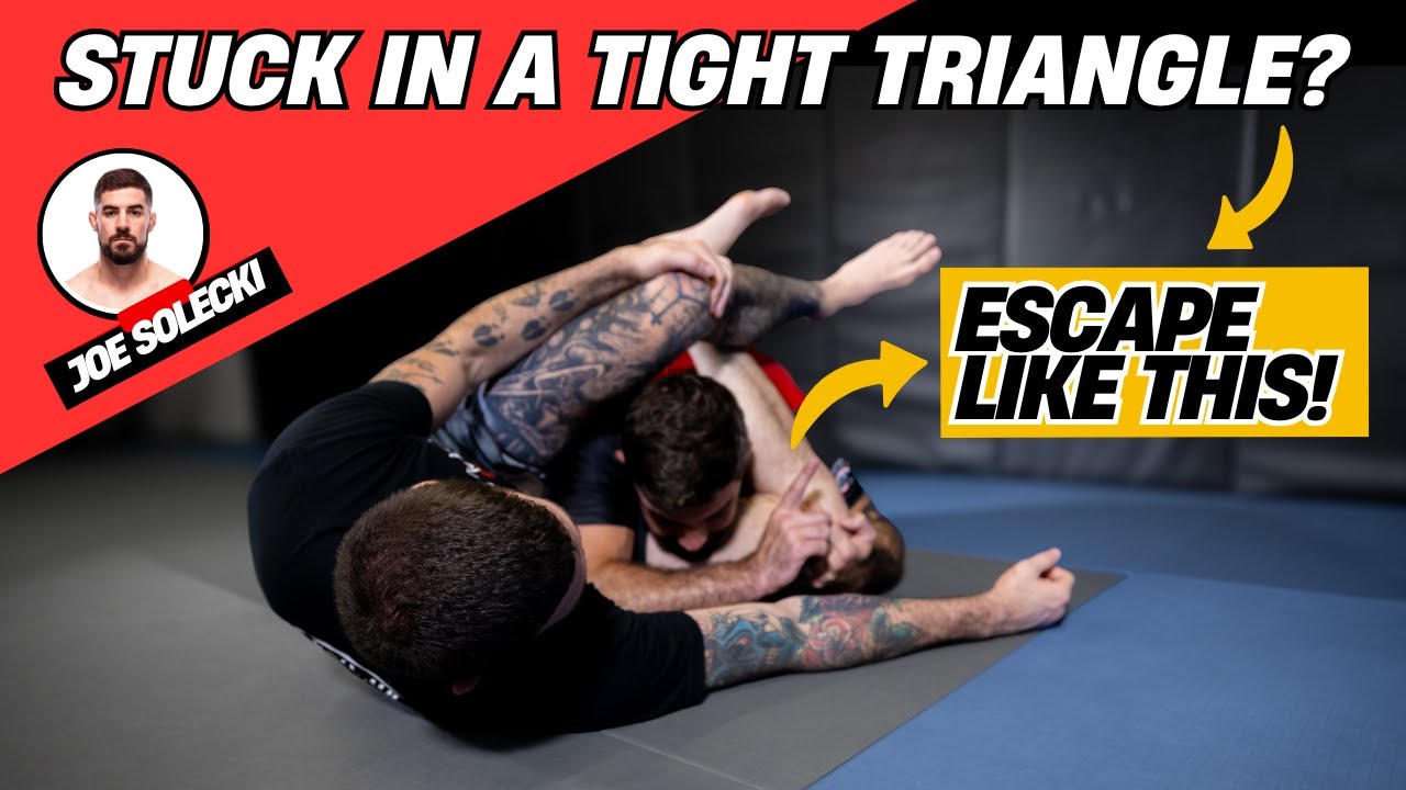How To Escape a Triangle Choke (Even When It's Too Late) - YouTube