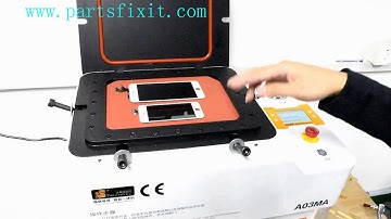 MT 2 in 1 Vacuum OCA Laminating Machine and Bubble Remover Built in Vaccum Pump and Air Compressor