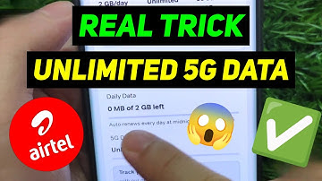 FIX | Airtel 5G Unlimited Data Not Working | 5G Unlimited Data Airtel Not Working | Airtel Unlimited