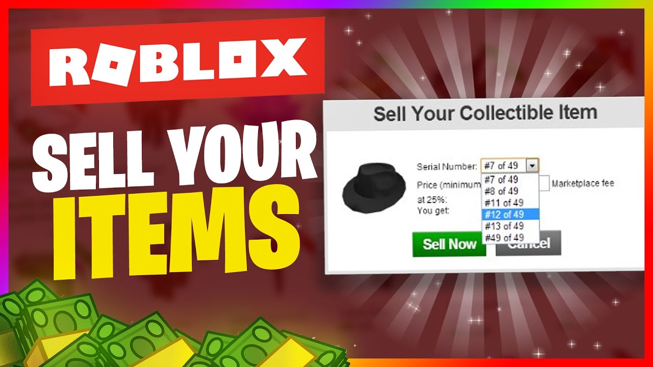 How to resell items on Roblox