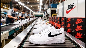 Inside a Nike Shoe Factory: From Design Sketch to Final Packaged Sneaker (Full Process)