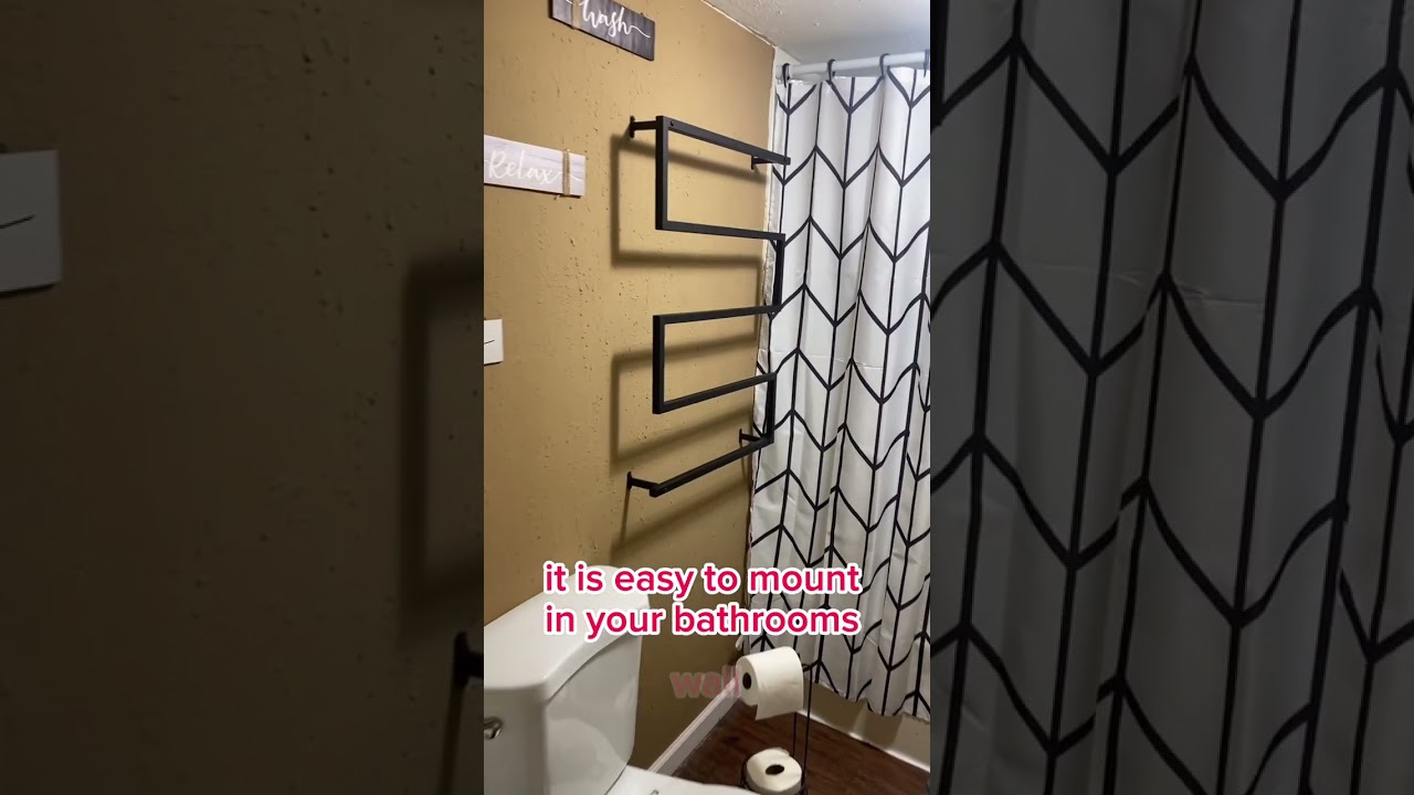 Wall Mounted Towel Holder for Bathroom