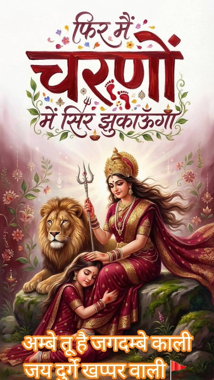 navratrispecial जय माता दी 🙏🚩🚩🚩💖💐💐💐💐🔔 - ShareChat