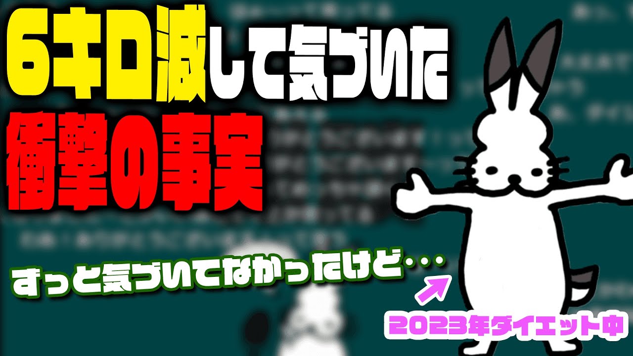 ダイエットで6キロ減り「あること」に気づいたドコムス【ドコムス雑談切り抜き】