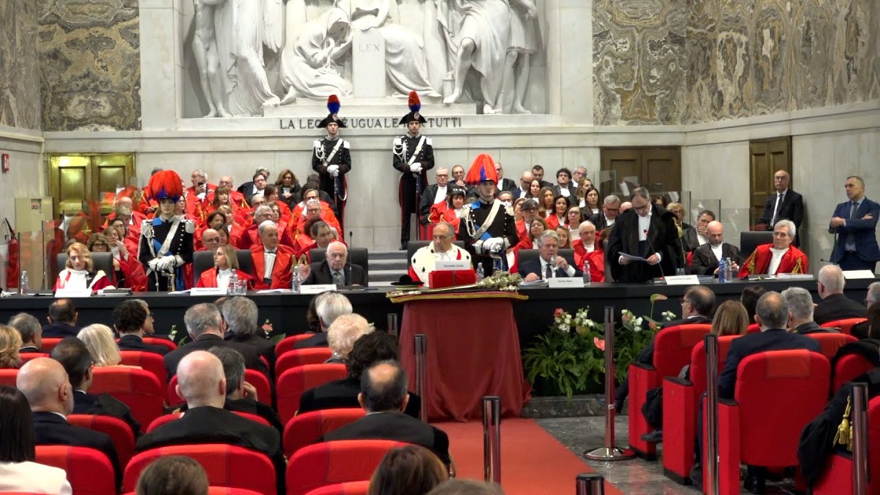 Inaugurazione anno giudiziario, l'intervento del Pres  Antonino La Lumia