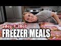 10 EASY & FAST FREEZER MEALS | COOK WITH ME HUGE FREEZER MEAL PREP
