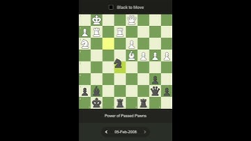 💎Power of Passed Pawns🏆