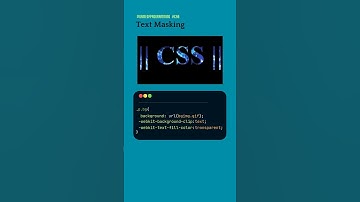 Text Masking Using CSS 👾👨‍💻 #css  #webdesign #htmlcss #cssanimation #masking #music #shorts #js #yt