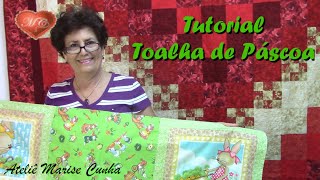 Tutorial - Toalha de Páscoa - Parte 2