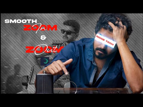 Smooth zoom in zoom out in alight motion like AE🥵#noobtech @noobtech