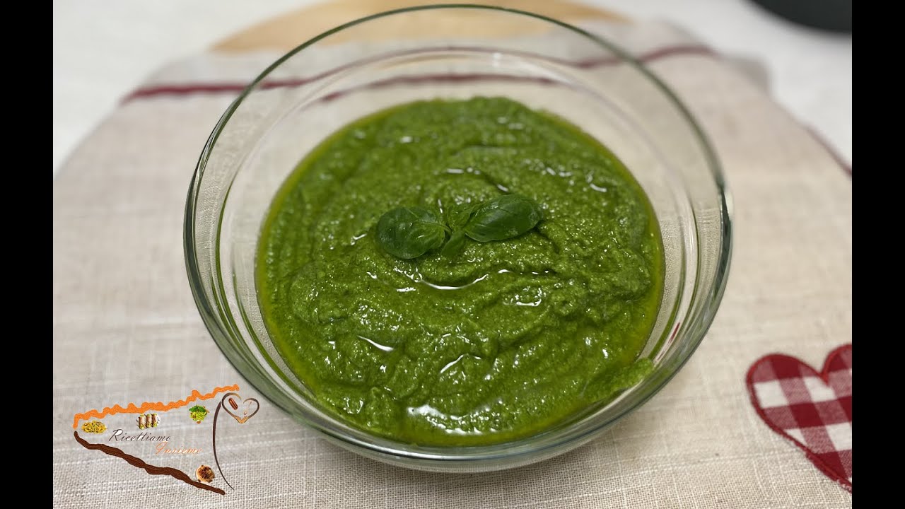 Pesto alla genovese con bimby YouTube