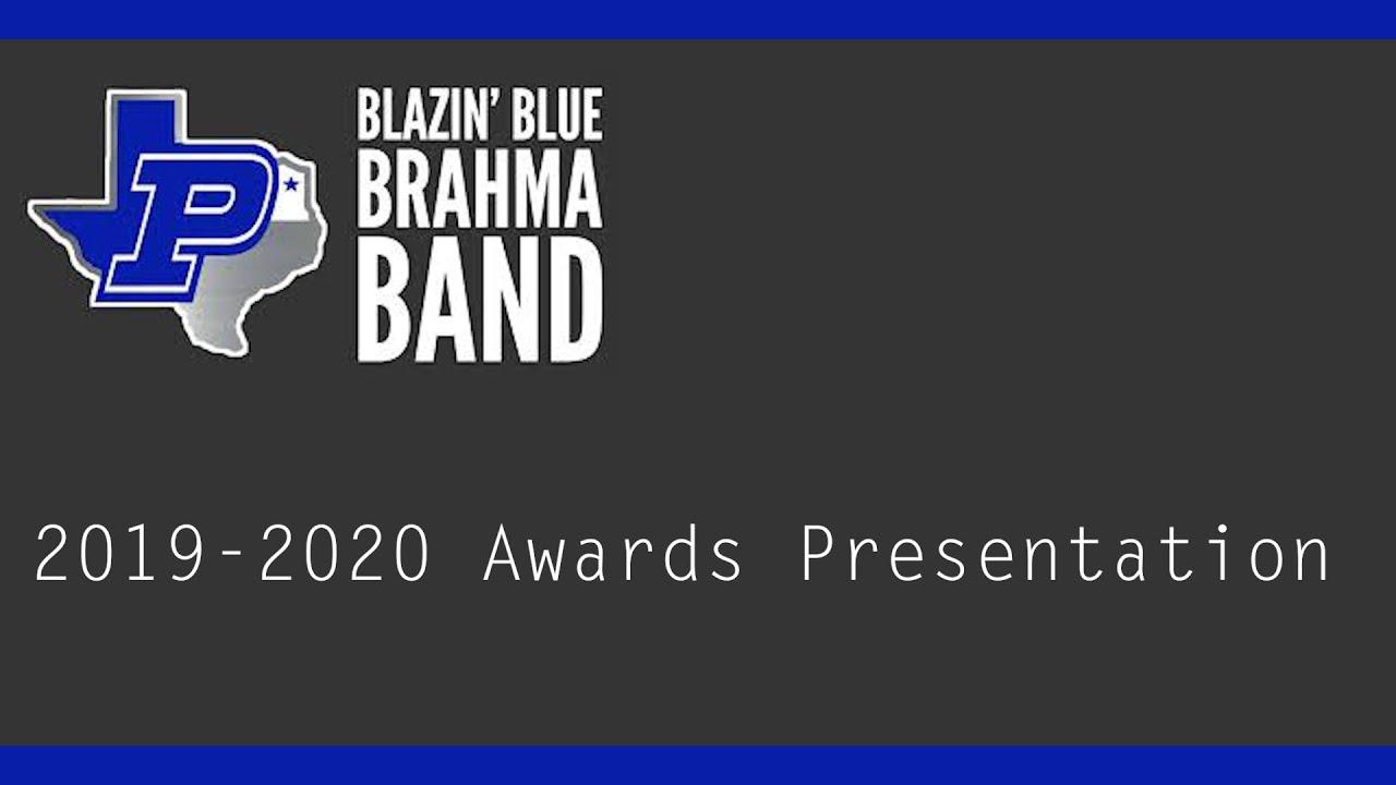 20192020 Pewitt High School Band Awards YouTube