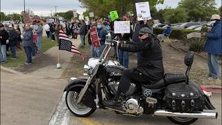 At the No Kings rally