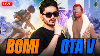 BGMI + GTA 5 RP DOUBLE ENTERTAINEMENT | JOKER IS LIVE