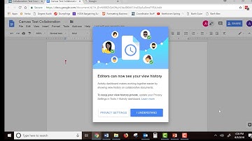 Collaboration using Canvas