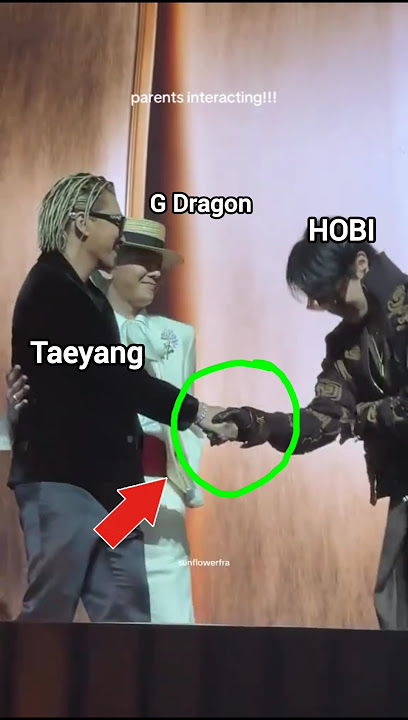 Legends 🔥Hobi's Reaction When Taeyang Did Handshake 🤝 #bts #jhope #shorts