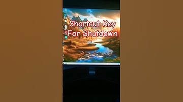 Shutdown Shortcut Key In Computer | Alt + F4 | #shorts #viral #youtube #tranding