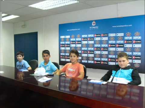 Deportivo De La Coruña 2012 - Vísita dos altelas da ACRD Codeceda ao Estádio Riazor