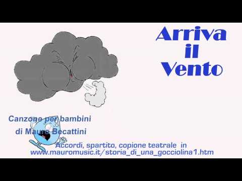 Arriva Il Vento Canzone Per Bambini Youtube