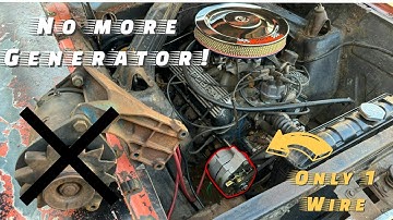 How to Change your Generator to a 1 Wire Alternator on your Classic Car!