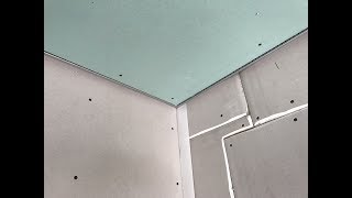 Подвесной потолок  из гипсокартона без примыкания к стенам