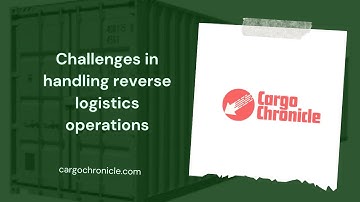 Challenges in handling reverse logistics operations
