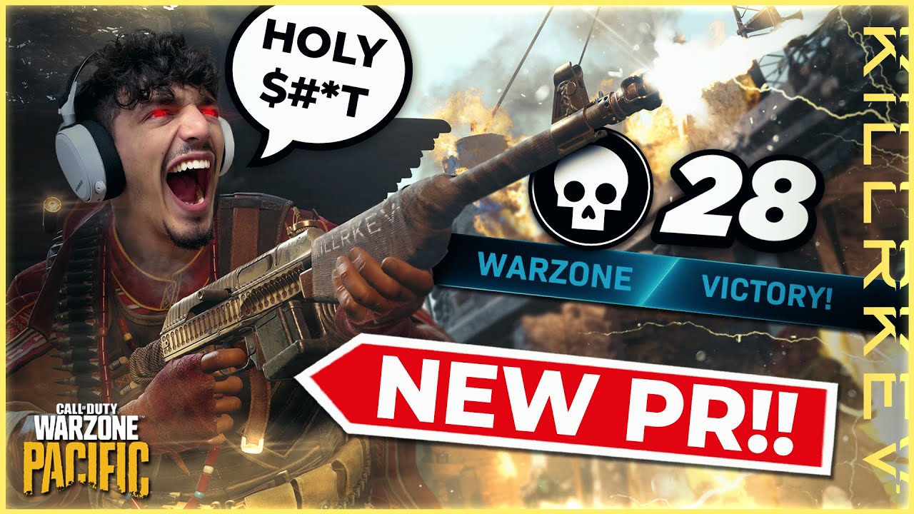 My New KILL RECORD in WARZONE!! - YouTube