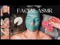 Facial asmr with anna  skincare with morgan