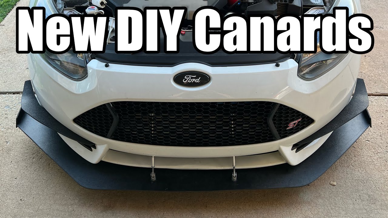 Designing and Making New Canards for my Focus ST! - YouTube