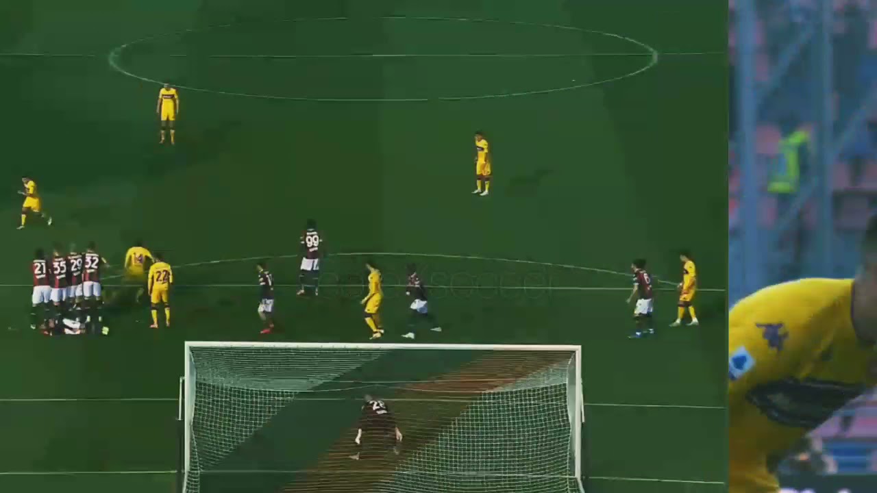 Top freekick christian biraghi || Fiorentina vs Bologna