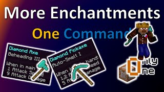 More Enchantments | One Command Creation | TheBalliBoys | (Only one Command)
