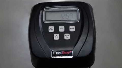 How to Change the Time on the Clack WS1 and Fusion 2 Water Softener