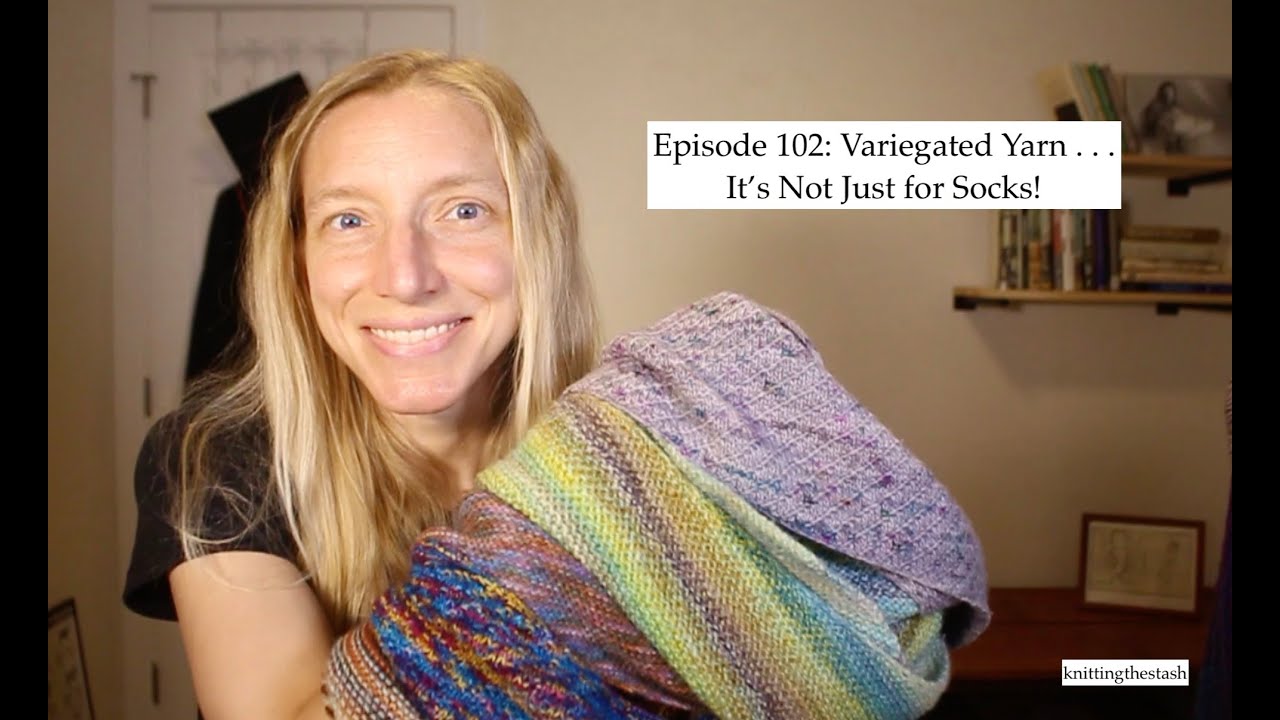 How to do an Easy Knitting Stitch that Looks Great in Variegated Yarn 