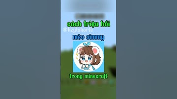 Cách Để Triệu Hồi MÈO SIMMY Trong #minecraft #shorts