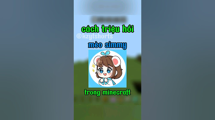 Cách Để Triệu Hồi MÈO SIMMY Trong #minecraft #shorts