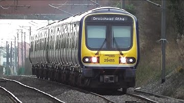 IE 29000 Class DMU Train number 29415 - Portmarnock, Dublin