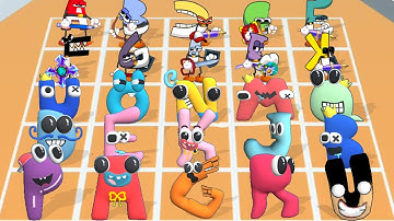 Epic Banana Rush Vs Alphabet Battle Merge Master, Merge Battles, Battle Simulator ⭐⭐⭐⭐⭐ abcd....wxyz