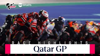 WHAT A RIDE! 🔥💨 | Qatar MotoGP 2023 Grand Prix Race Highlights
