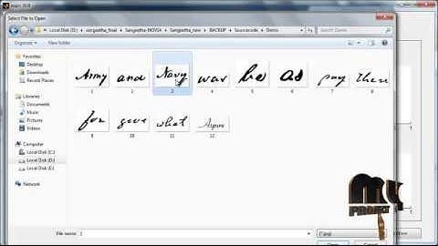 Final Year Projects 2015 | Optical Character Recognition
